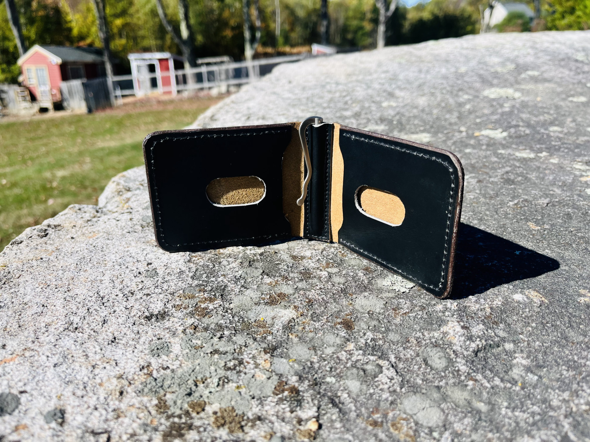 Money Clip Wallet Interior